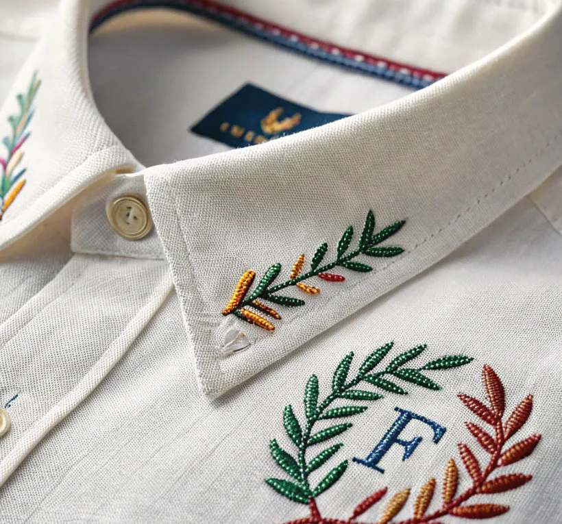 Professional embroidery services for premium branding